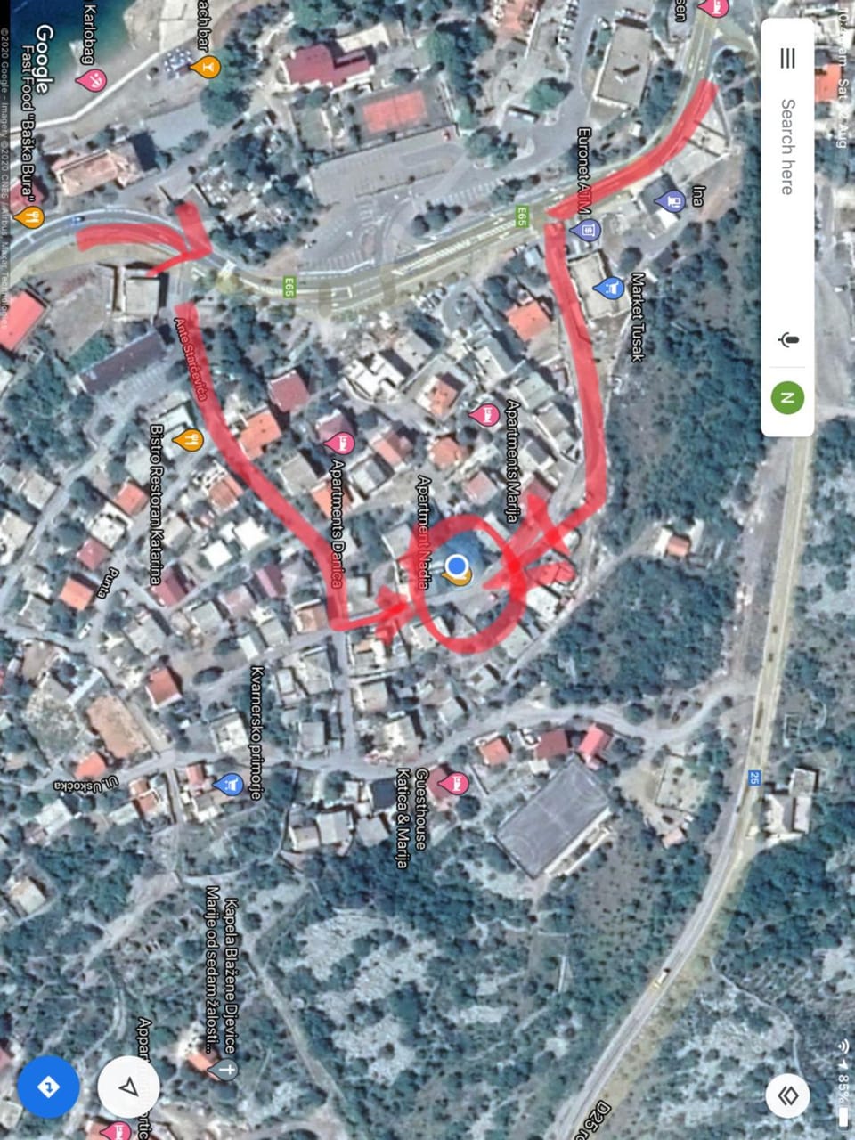 Property building, Bird's eye view