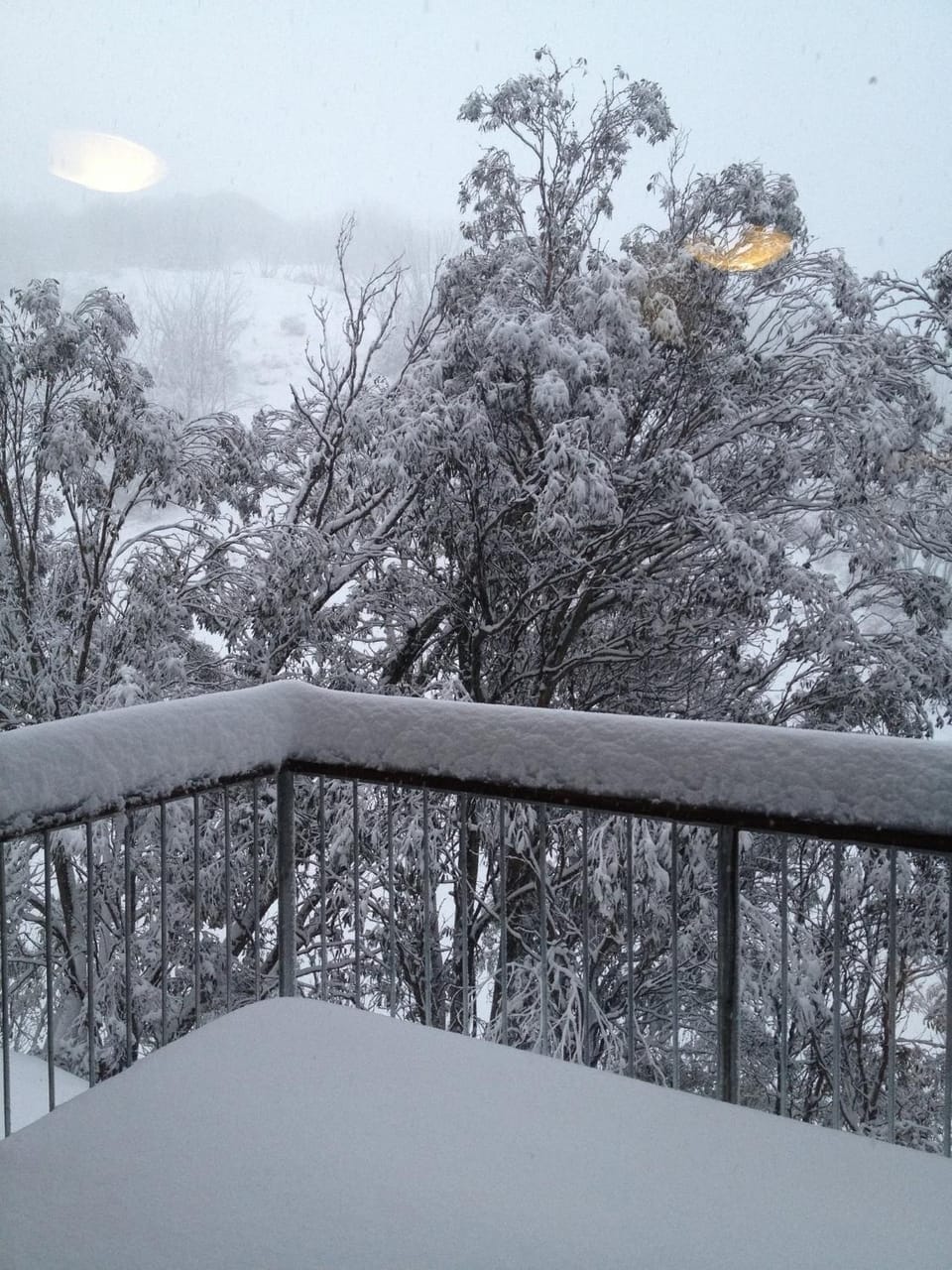 Winter, Balcony/Terrace, Mountain view