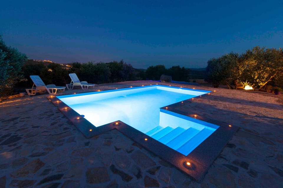 Night, Summer, On site, City view, Landmark view, Swimming pool