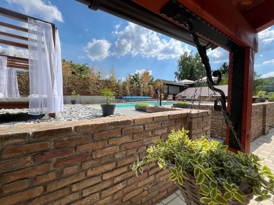 Natural landscape, Garden, Garden view, Pool view, Swimming pool, Swimming pool