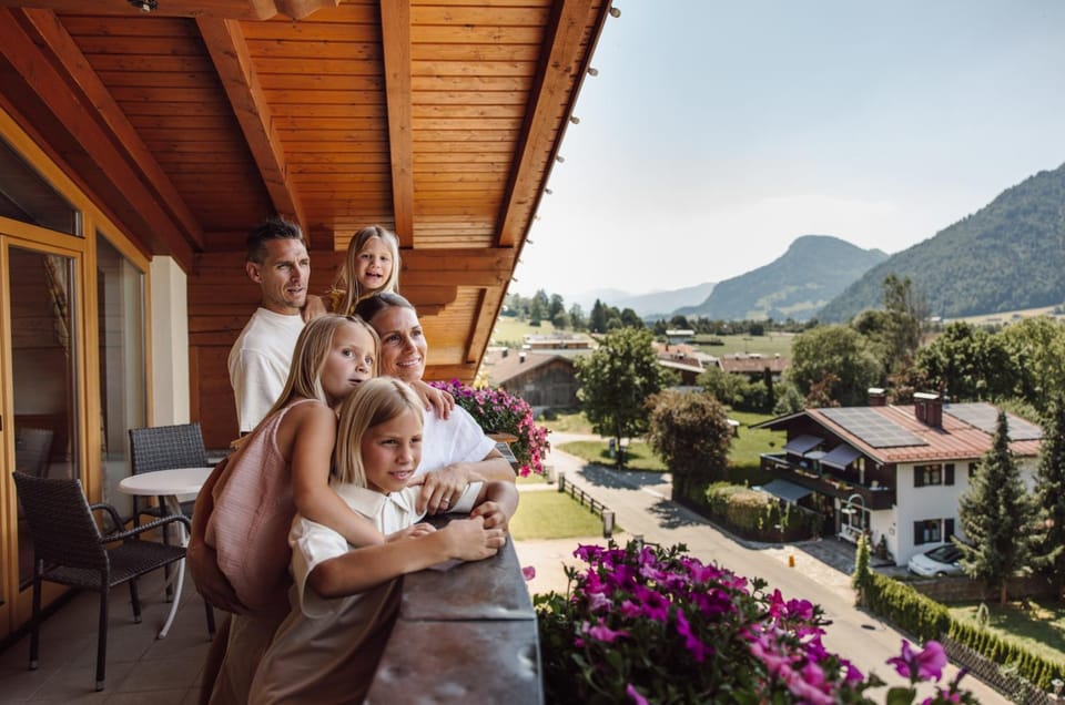 People, Natural landscape, Balcony/Terrace, Mountain view