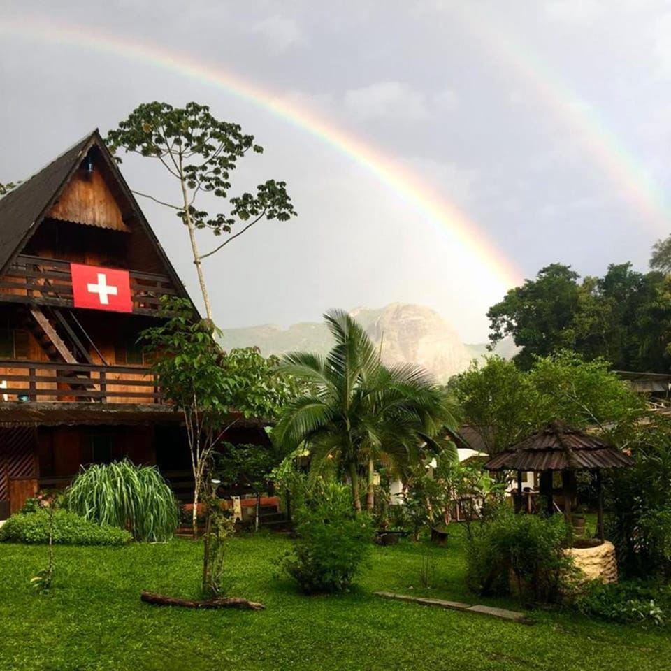 Property building, Patio, Facade/entrance, Garden, Balcony/Terrace, Sunrise, Sunset