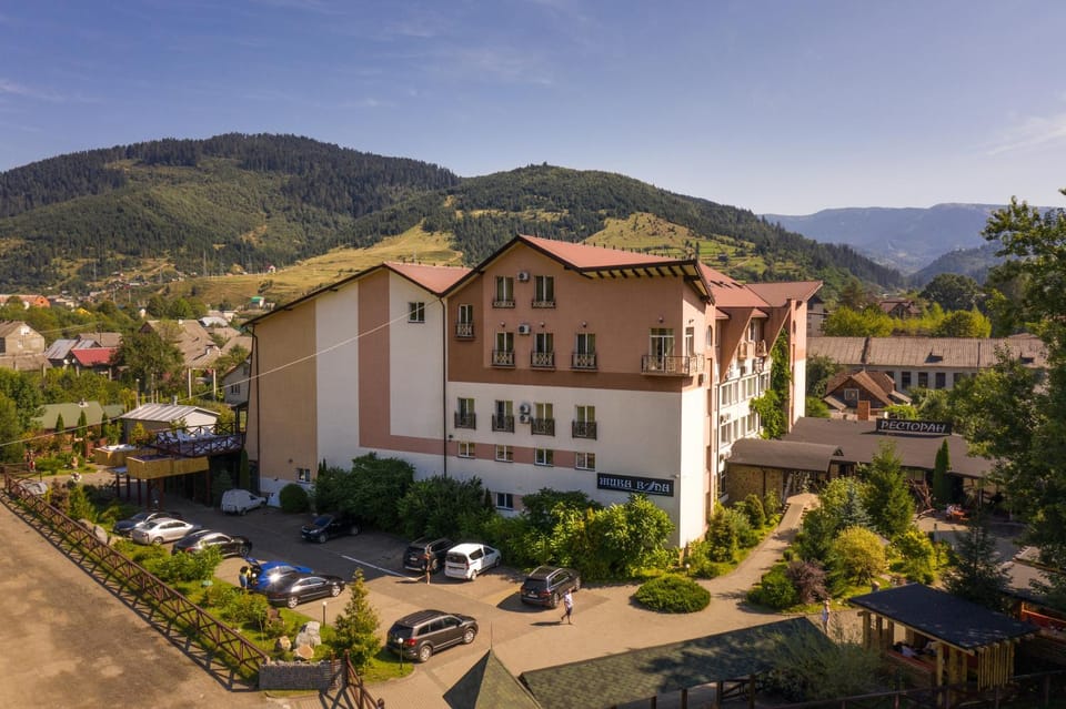 Natural landscape, Mountain view, Parking