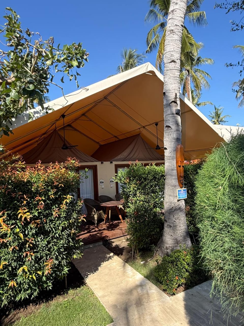 Property building, Garden view
