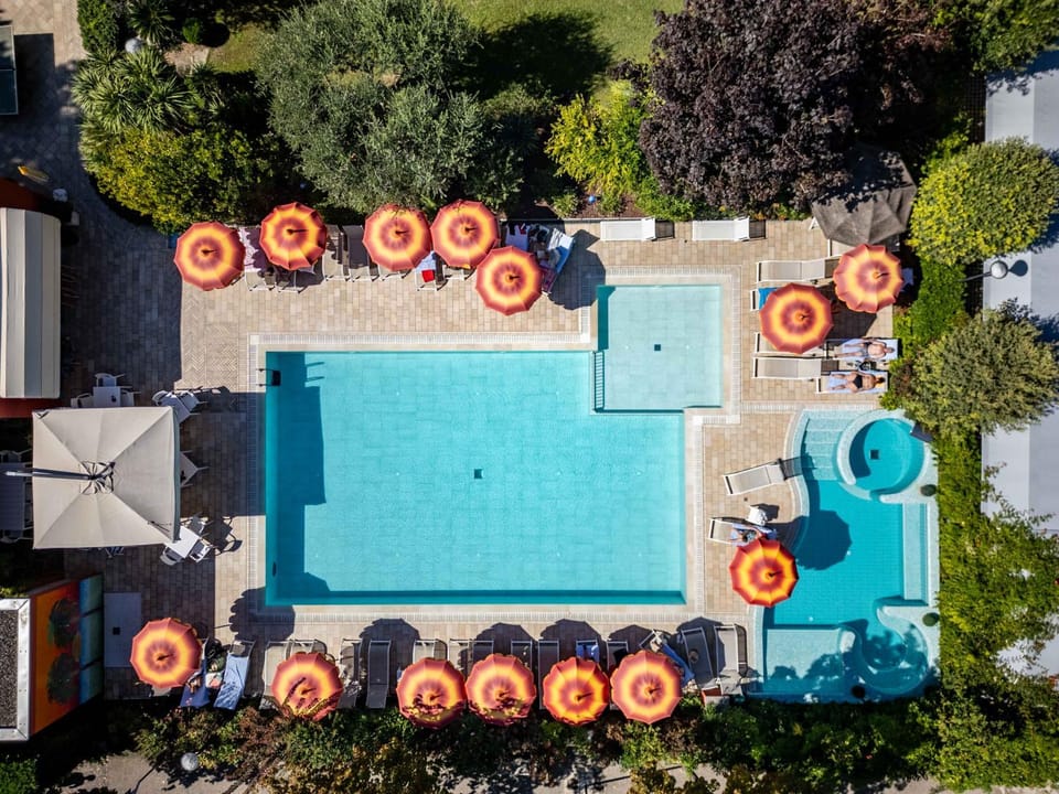 Bird's eye view, Pool view, Swimming pool