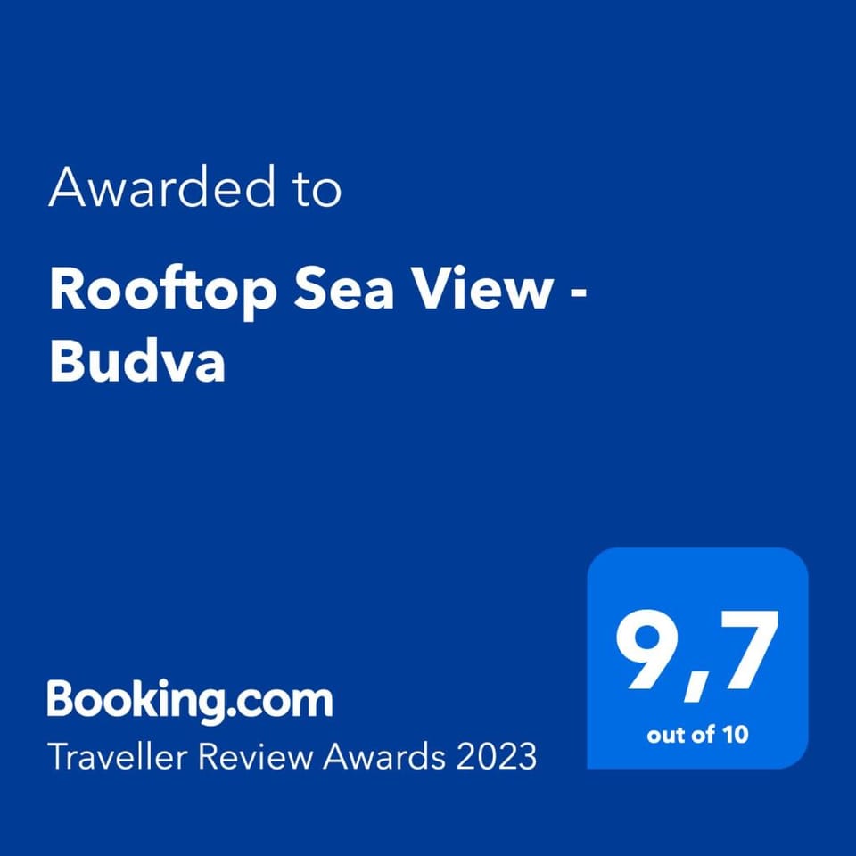 Rooftop Sea View - Budva Apartment in Budva