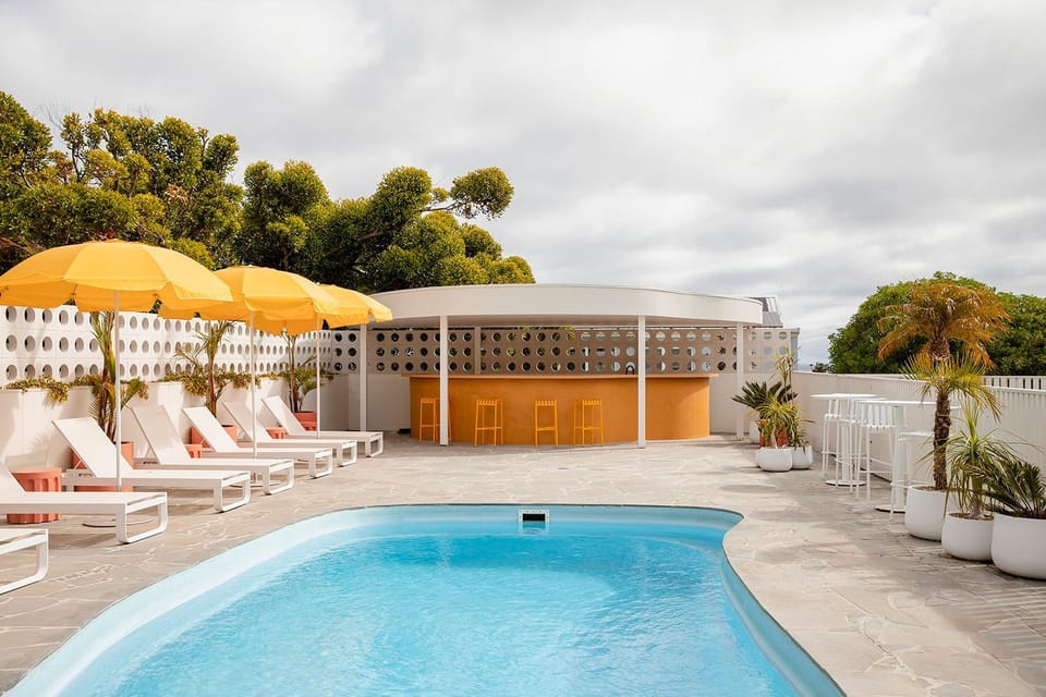 Pool view, Swimming pool, Swimming pool, sunbed