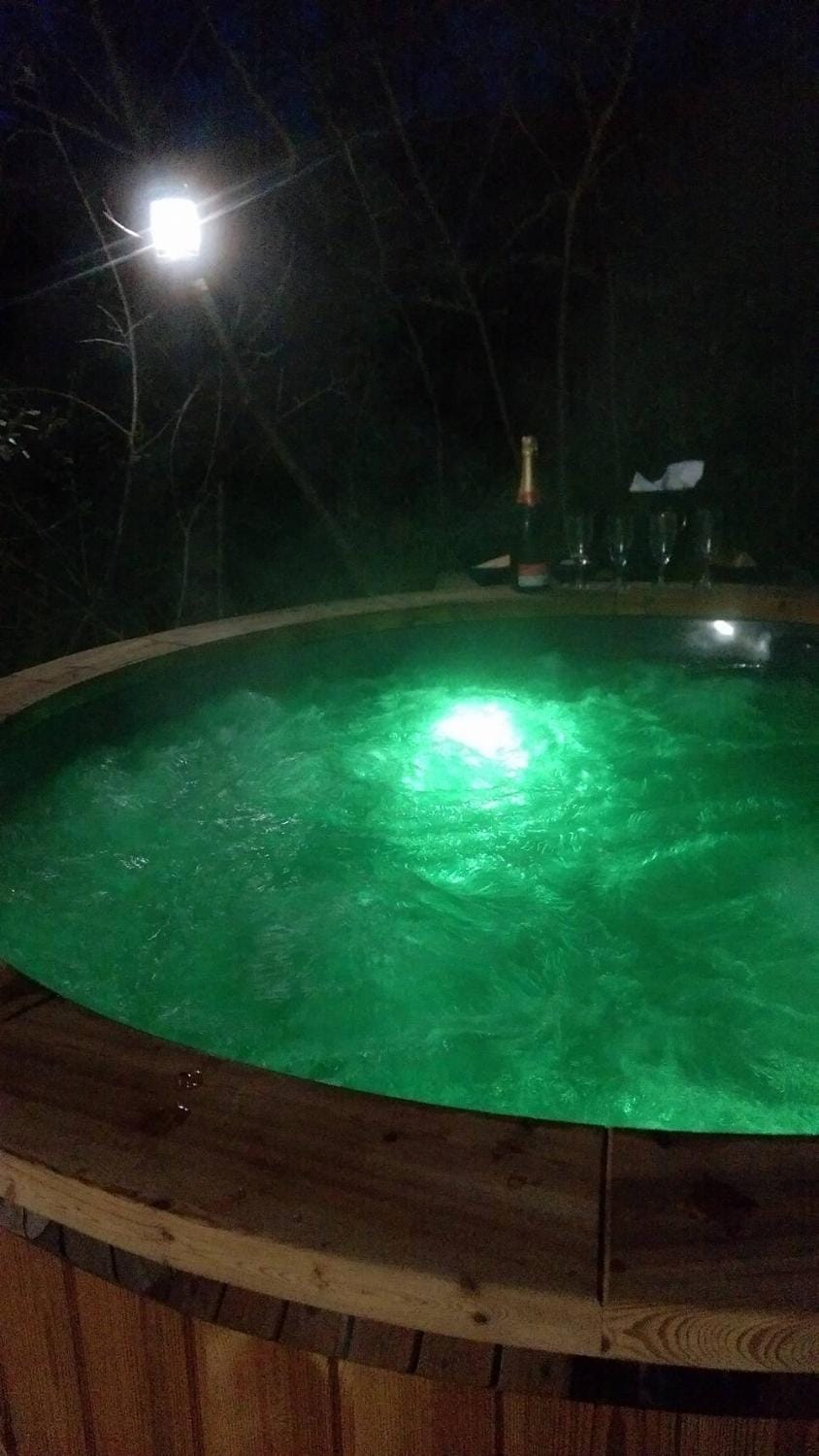 Night, Hot Tub
