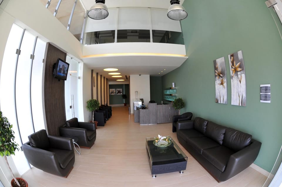 Communal lounge/ TV room, Facade/entrance, Lobby or reception