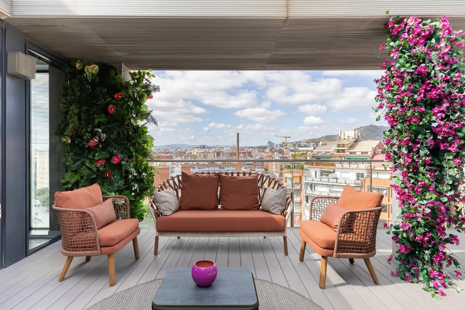 View (from property/room), Balcony/Terrace, Mountain view