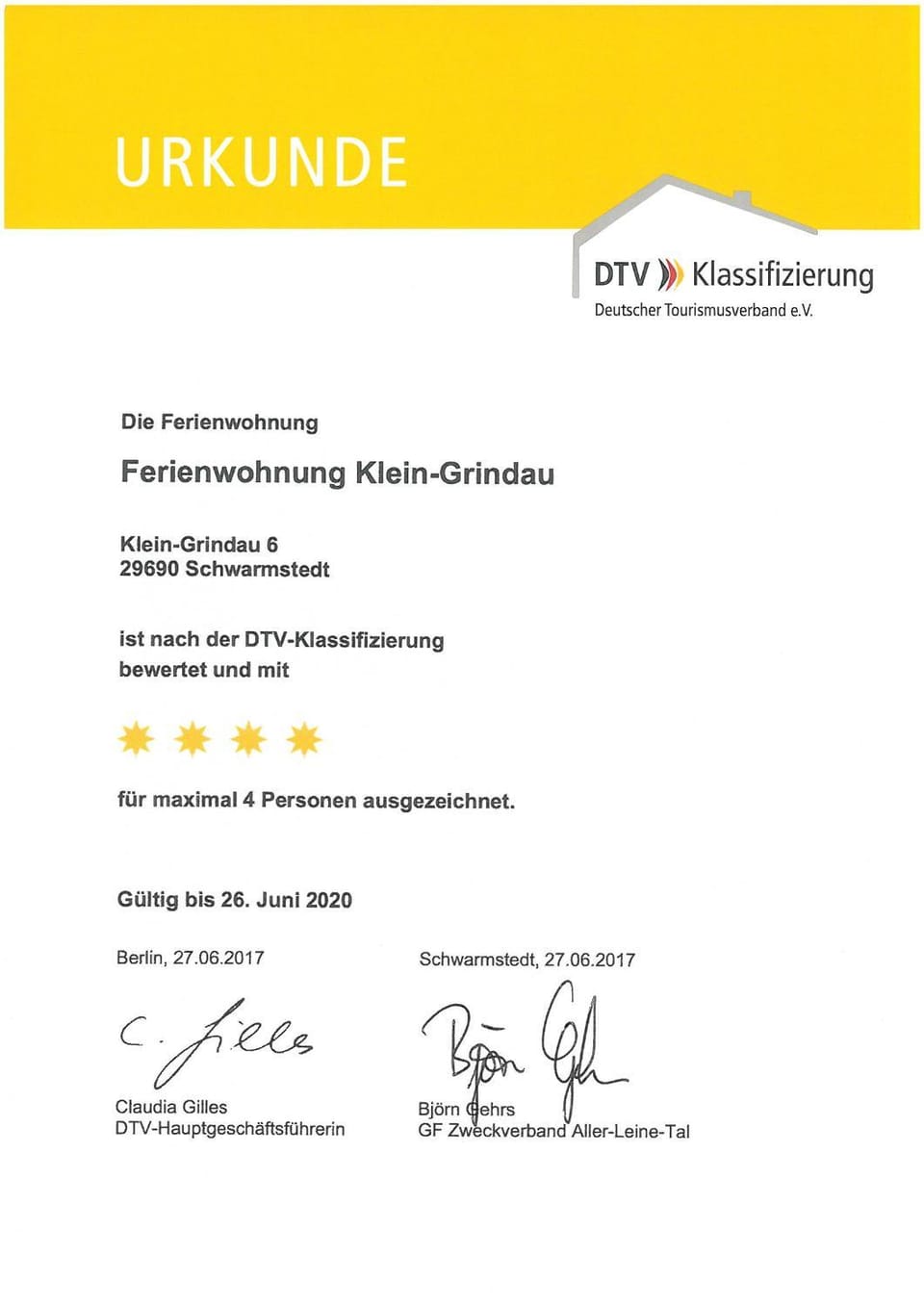 Certificate/Award