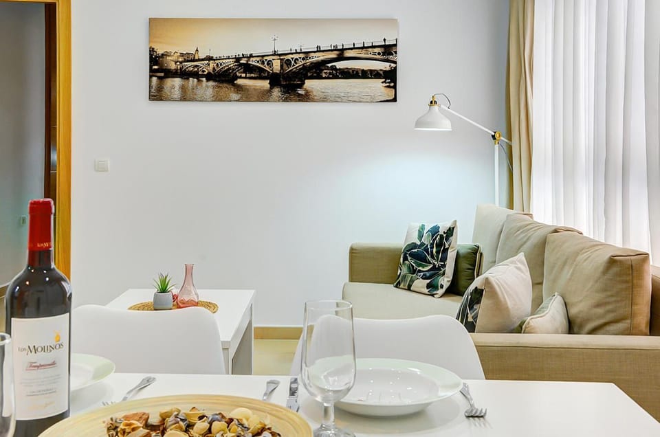 Living room, Seating area, Dining area