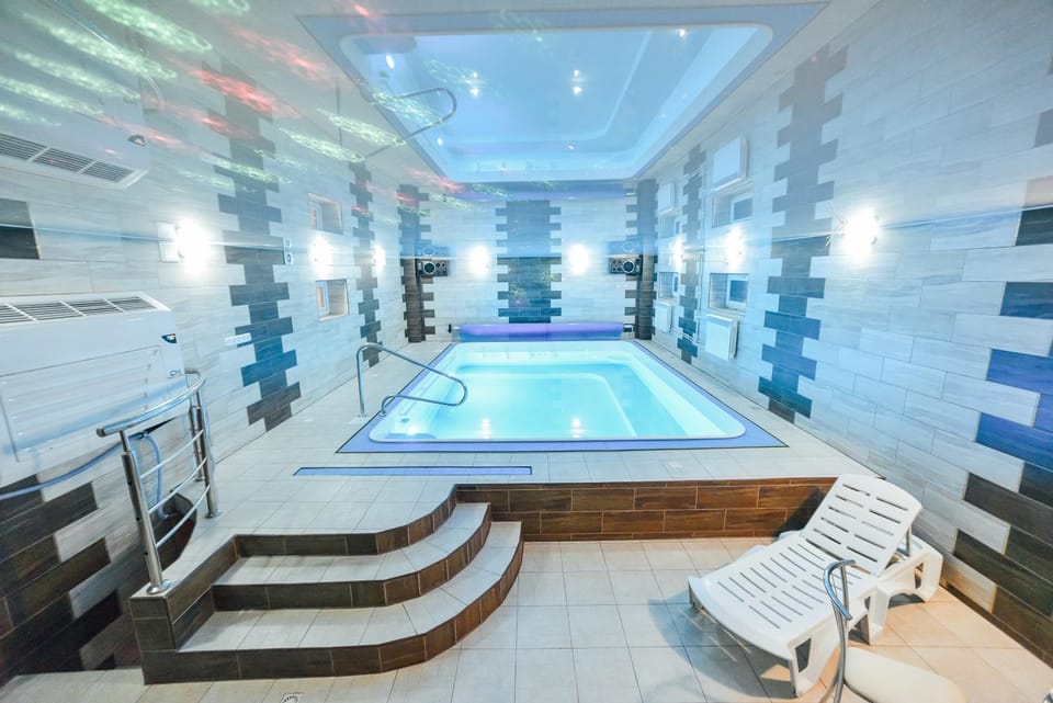 Sauna, Pool view, Swimming pool, Swimming pool, Sports, sunbed