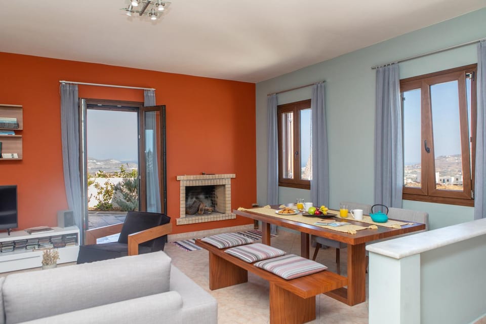 VILLA Marguerite - 3 air-conditioned bedrooms - Great SEA VIEW Apartment in Naxos, Naxos and Lesser Cyclades, Greece