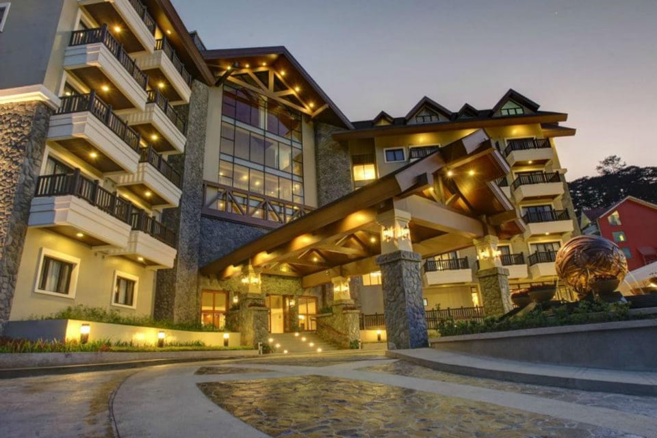 Property building, Sunset