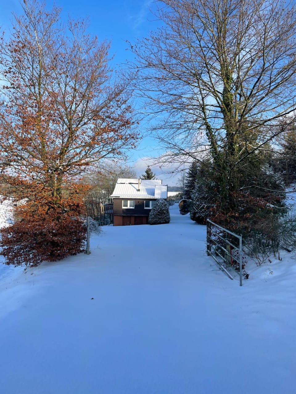 Property building, Natural landscape, Winter