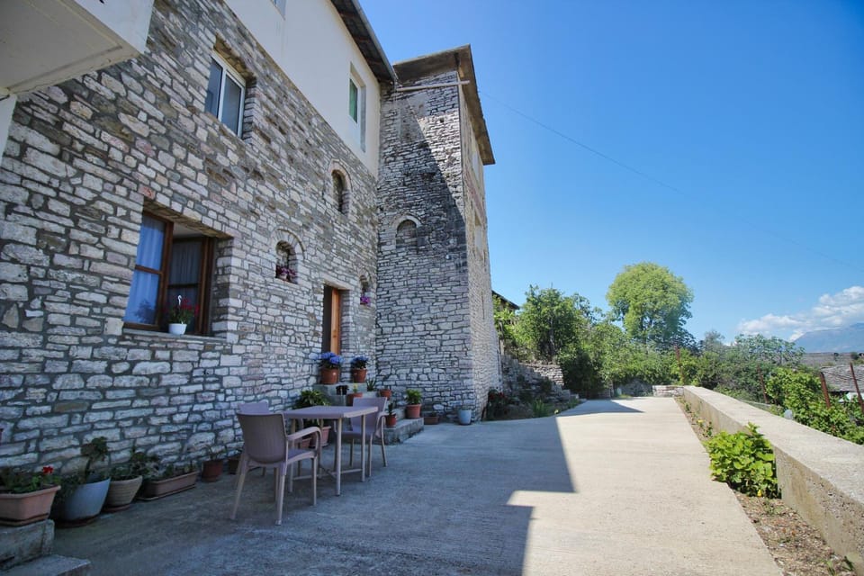 Property building, Patio, Facade/entrance, Spring, Day, Natural landscape, View (from property/room), Business facilities, Garden view, Landmark view, Mountain view, Area and facilities, Quiet street view