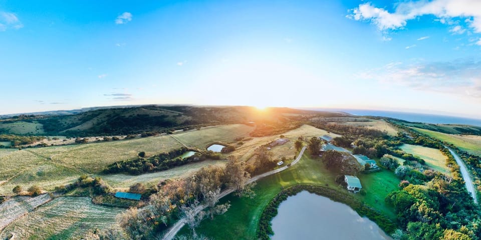 Bird's eye view, Sunrise