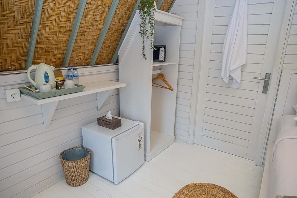 Property building, Coffee/tea facilities, Balcony/Terrace, Bedroom, Garden view, Area and facilities, Open Air Bath, hair dryier, internet, minibar, safe, storage, towels, wardrobe, air conditioner