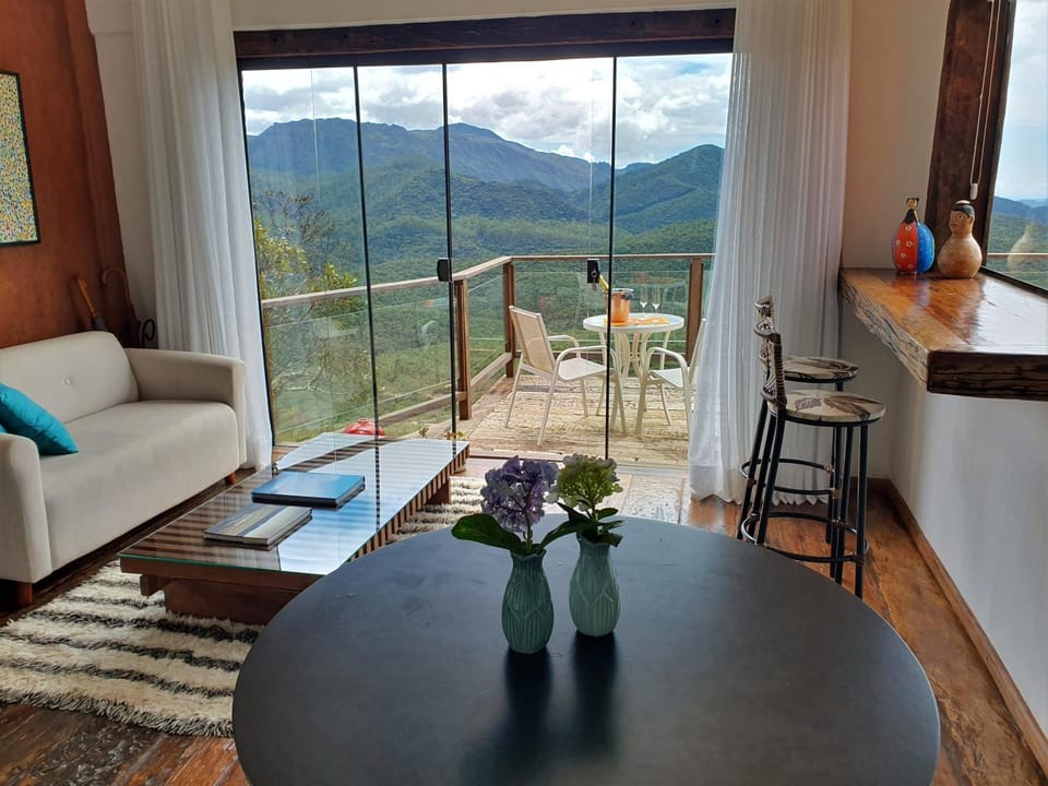 Living room, Mountain view