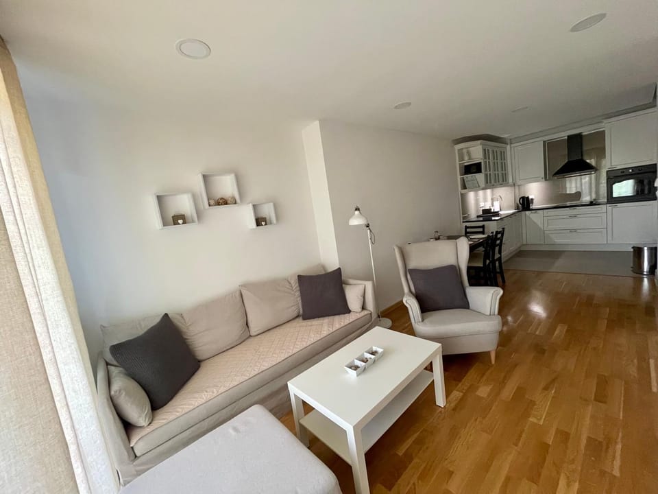 Kitchen or kitchenette, Living room, Dining area