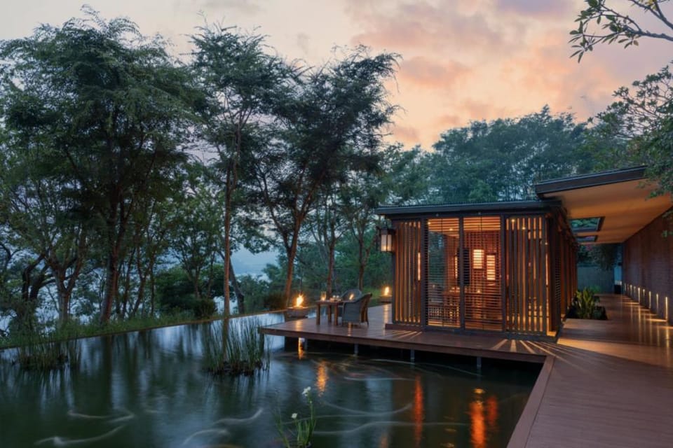 Property building, Day, Natural landscape, Lake view