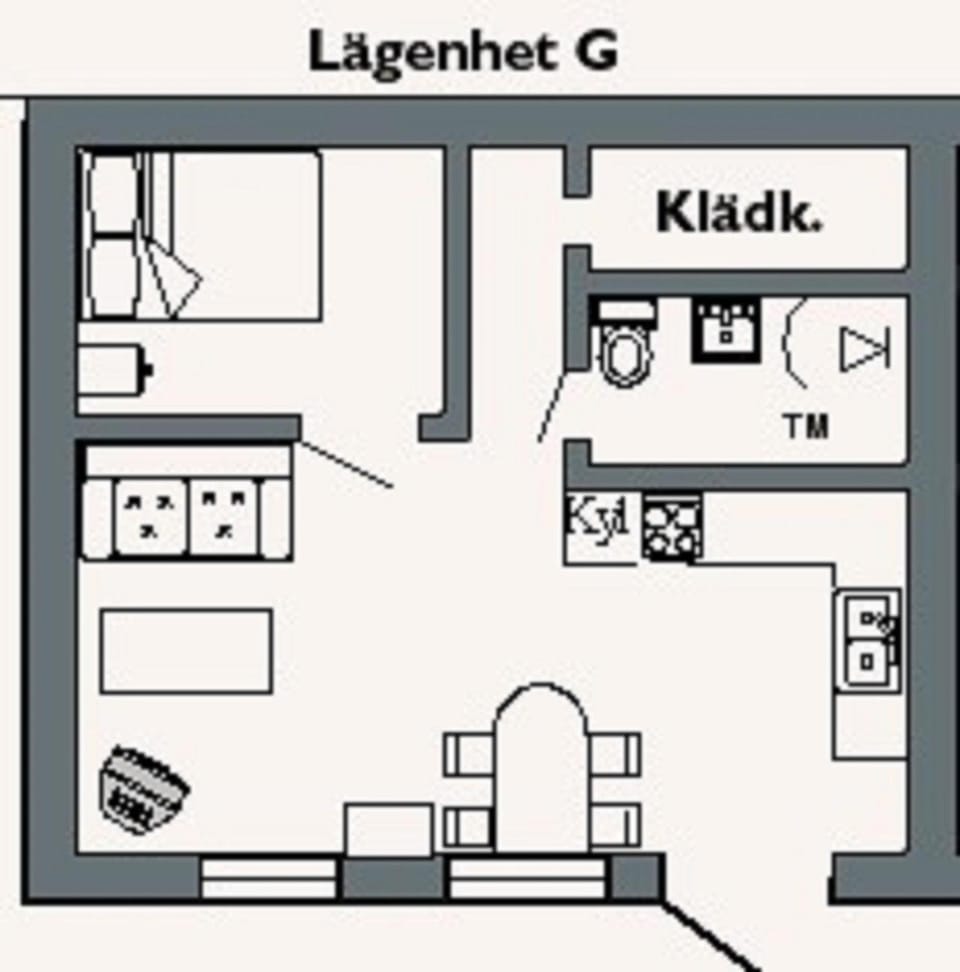 Classic Leksand Apartment in Sweden