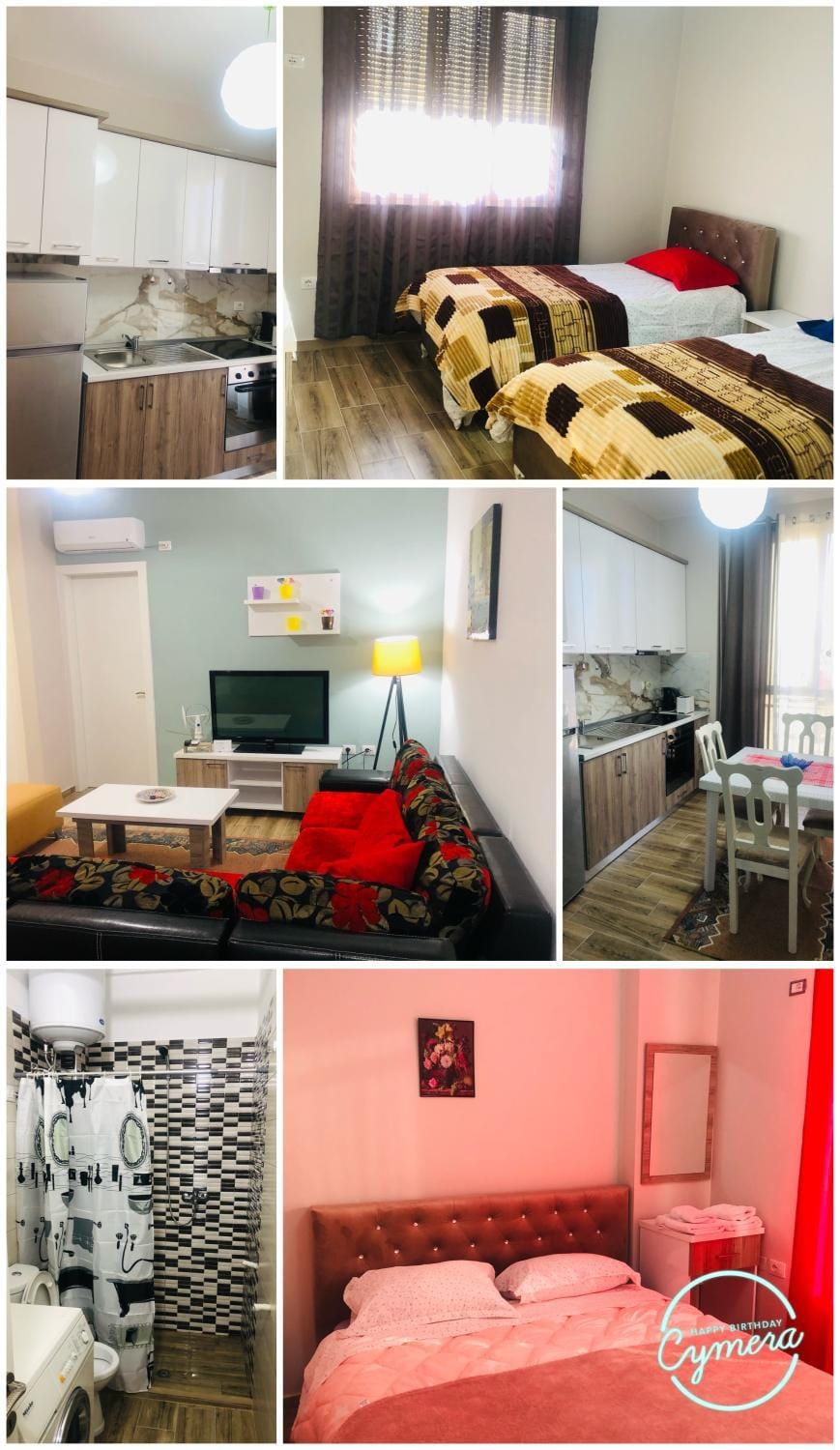 Bed, Bathroom, Living room, Bedroom