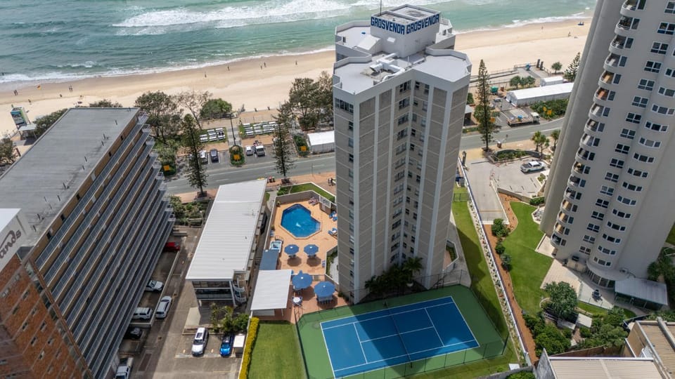 Property building, Bird's eye view, Pool view, Sea view, Location
