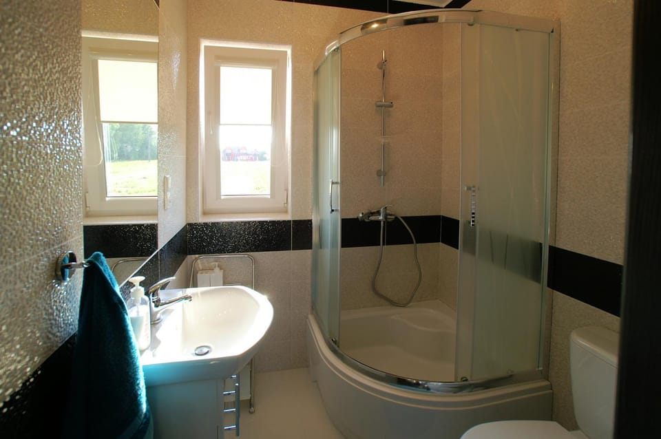 Shower, Toilet, Bathroom, towels
