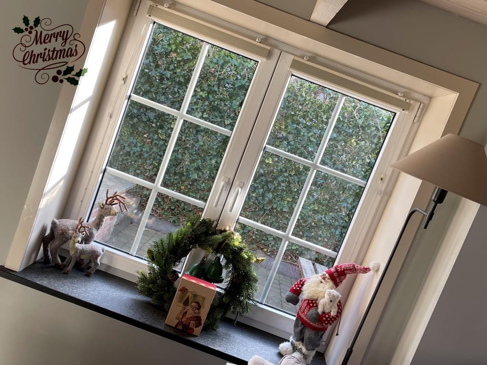 Living room, Decorative detail, Garden view
