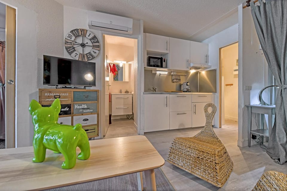 T2 cosy de 41m2 à 400 m de la plage, résidence avec piscine. Apartment in Le Grau-du-Roi