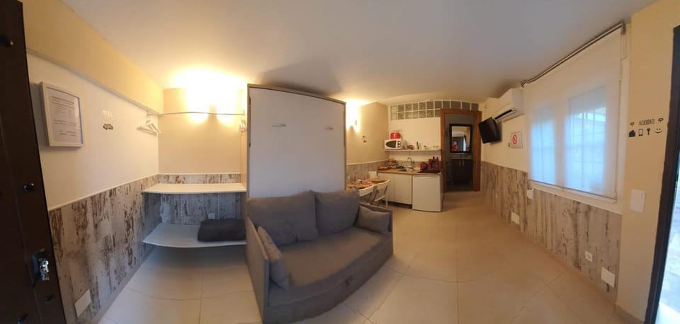 Kitchen or kitchenette, Living room, Bedroom