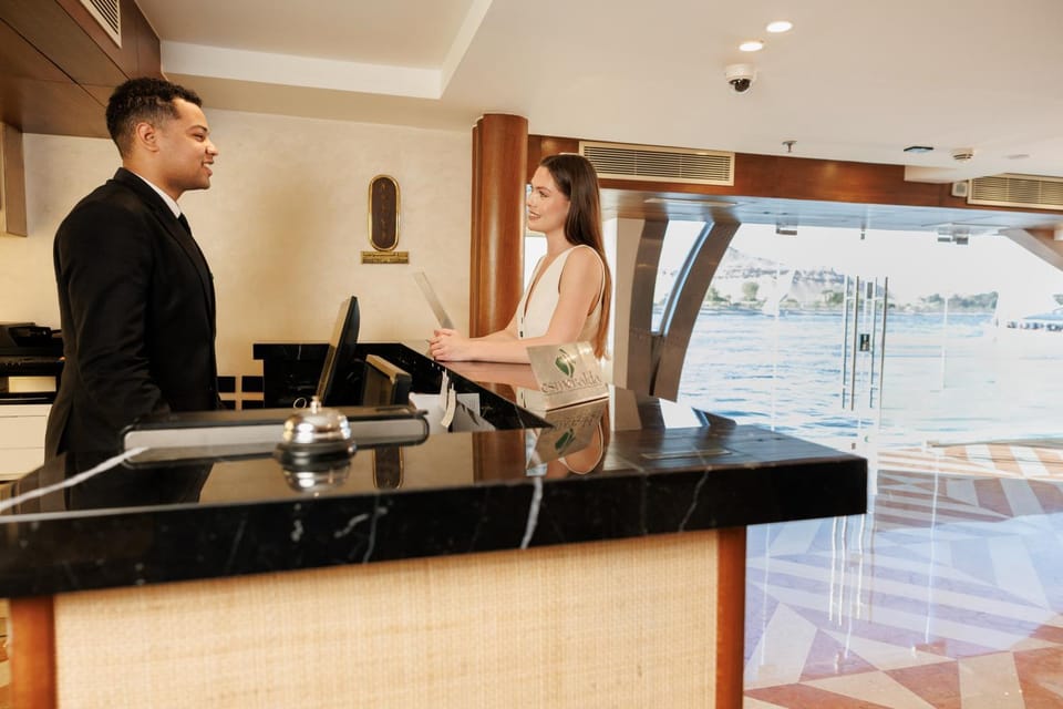 M/S Esmeralda Nile Cruise - 4 or 7 Nights From Luxor each Monday and 03 Nights From Aswan each Friday Docked boat in Luxor