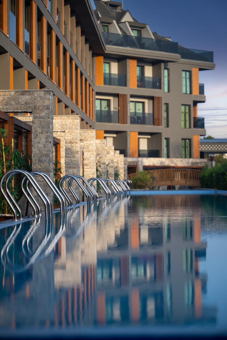 Property building, Pool view, Swimming pool