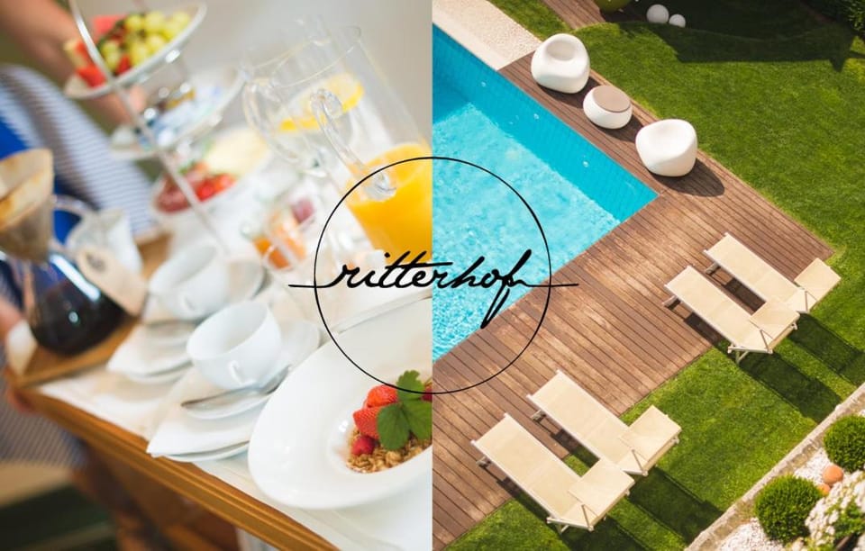 Garden, Food and drinks, Pool view, Breakfast