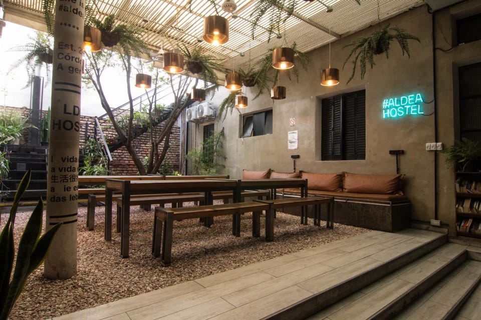 Patio, Seating area, Garden view