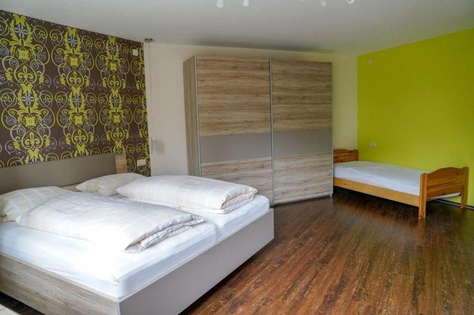 Property building, Living room, Bedroom