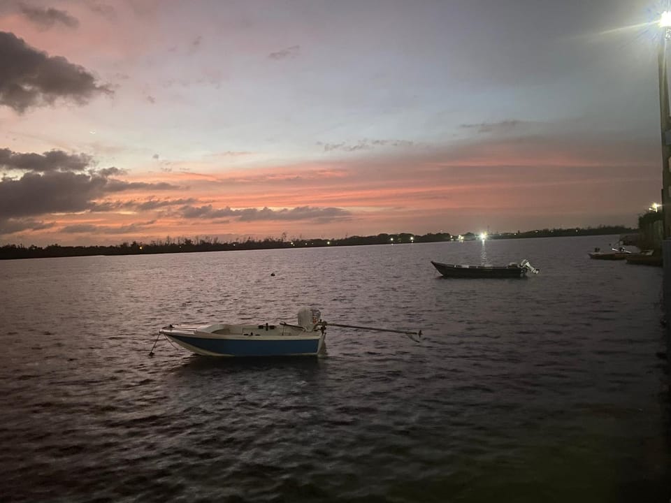 River view, Sunset