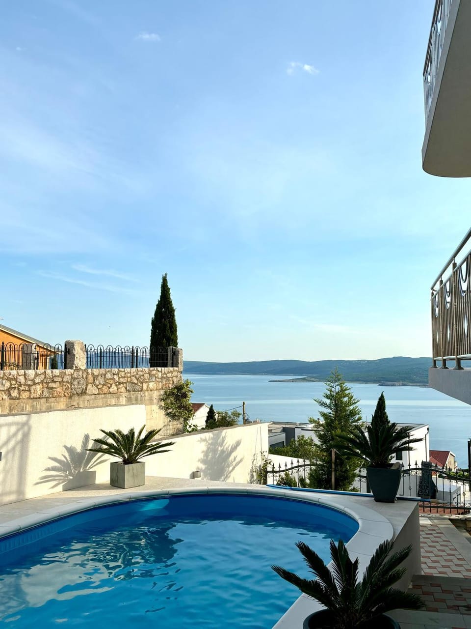 Pool view, Sea view, Swimming pool