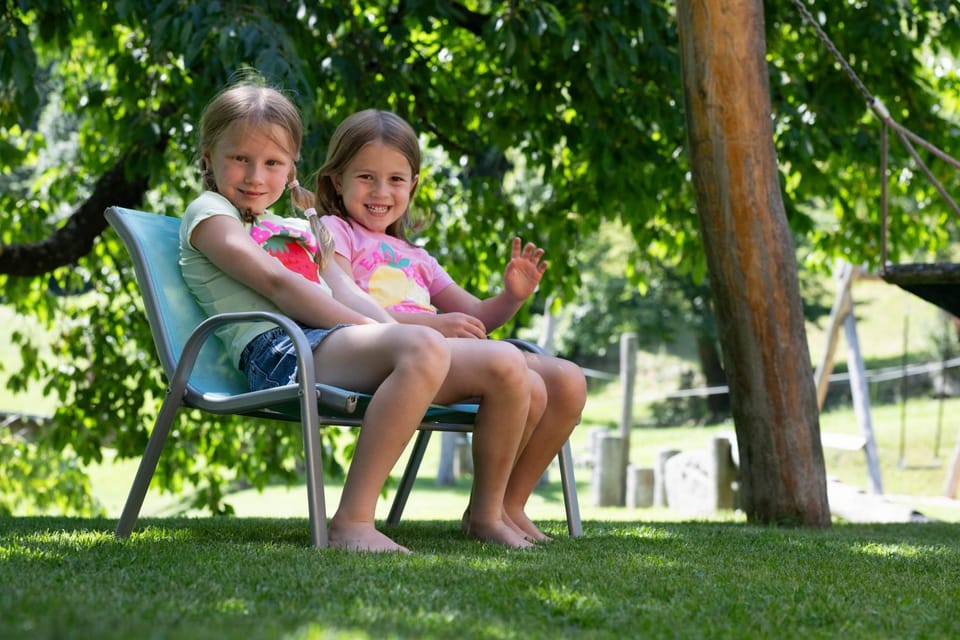 Summer, Children play ground, Garden, children