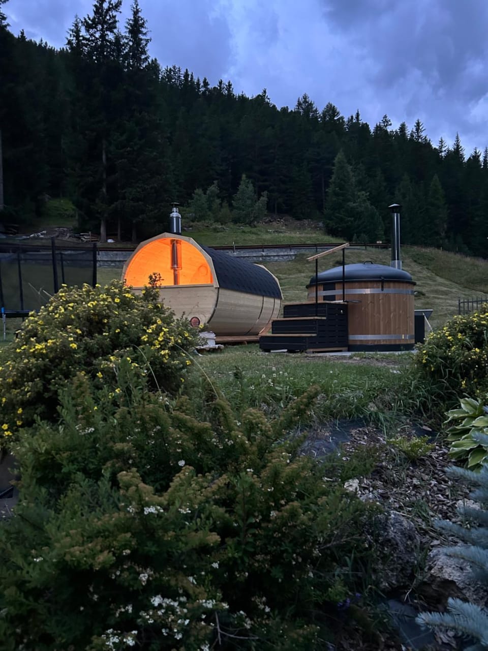 Day, Natural landscape, Hot Tub, Sauna, Spa and wellness centre/facilities, Open Air Bath