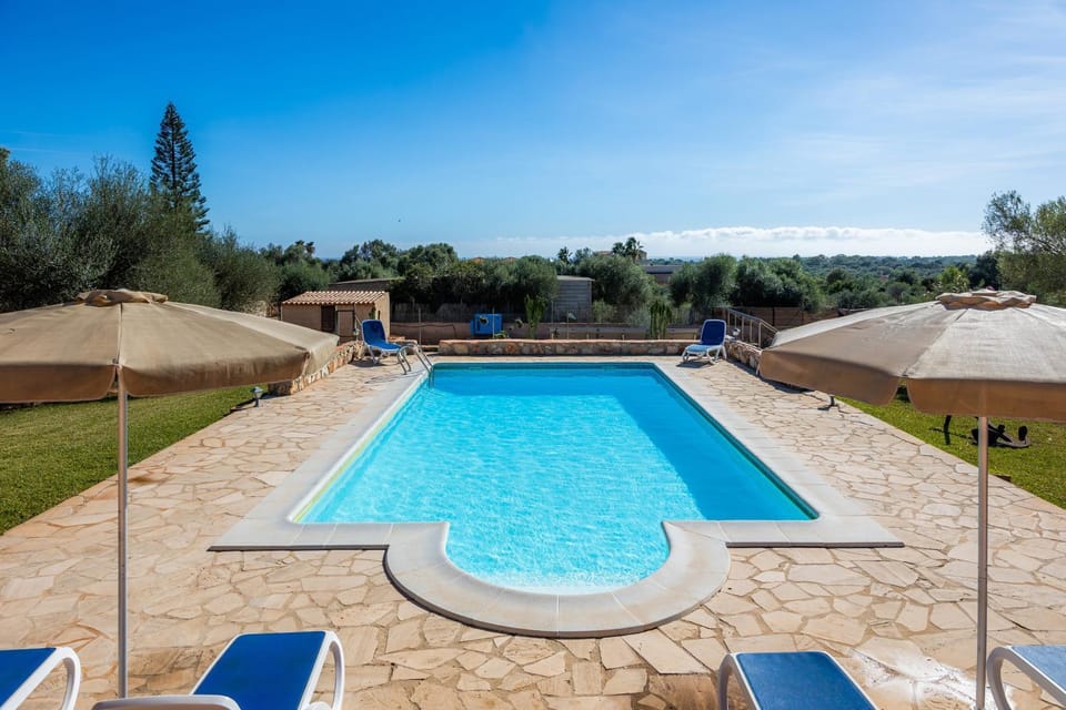 Property building, Living room, Swimming pool