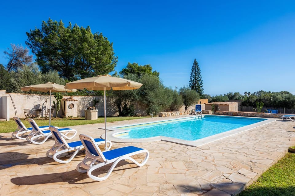 Property building, Living room, Swimming pool