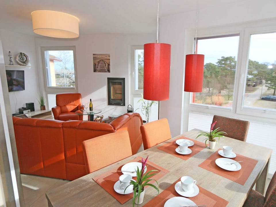 Strandvilla Baabe - WG 26 mit Meerblick, Kamin, Sauna, Whirlpool Apartment in Sellin