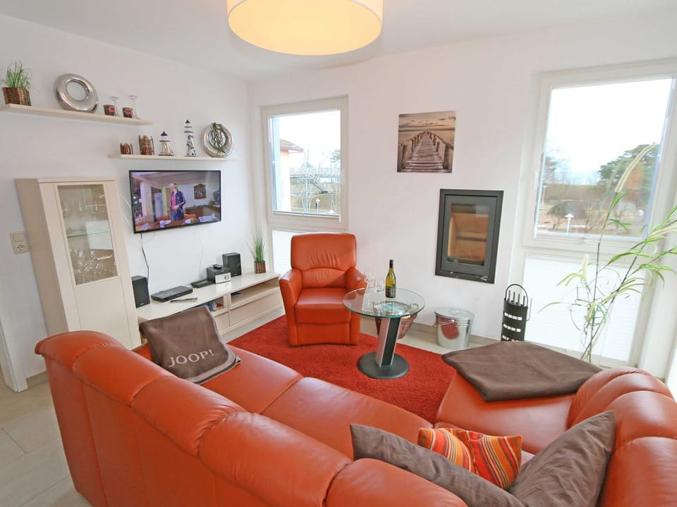 Strandvilla Baabe - WG 26 mit Meerblick, Kamin, Sauna, Whirlpool Apartment in Sellin