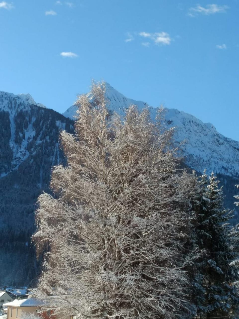 Natural landscape, Winter, Mountain view