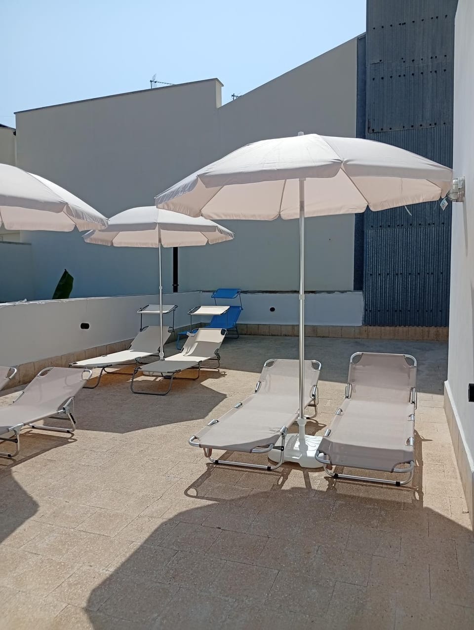 Patio, Day, sunbed