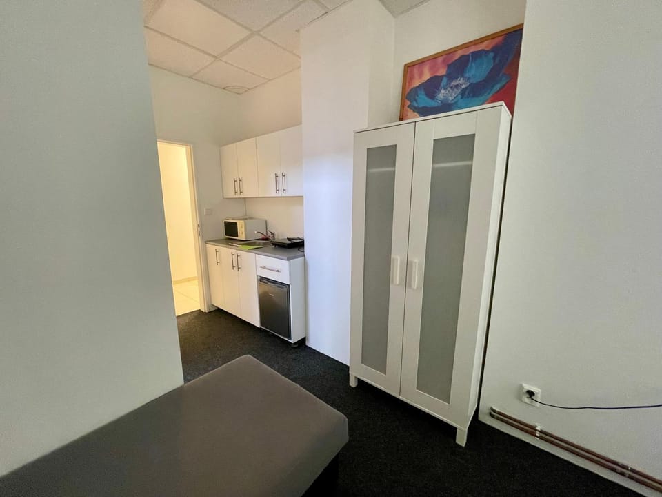 Kitchen or kitchenette, wardrobe