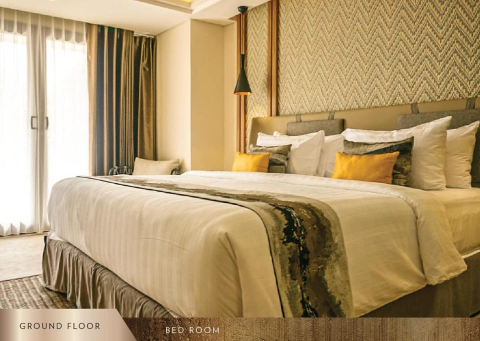 Bed, Bedroom, Sea view